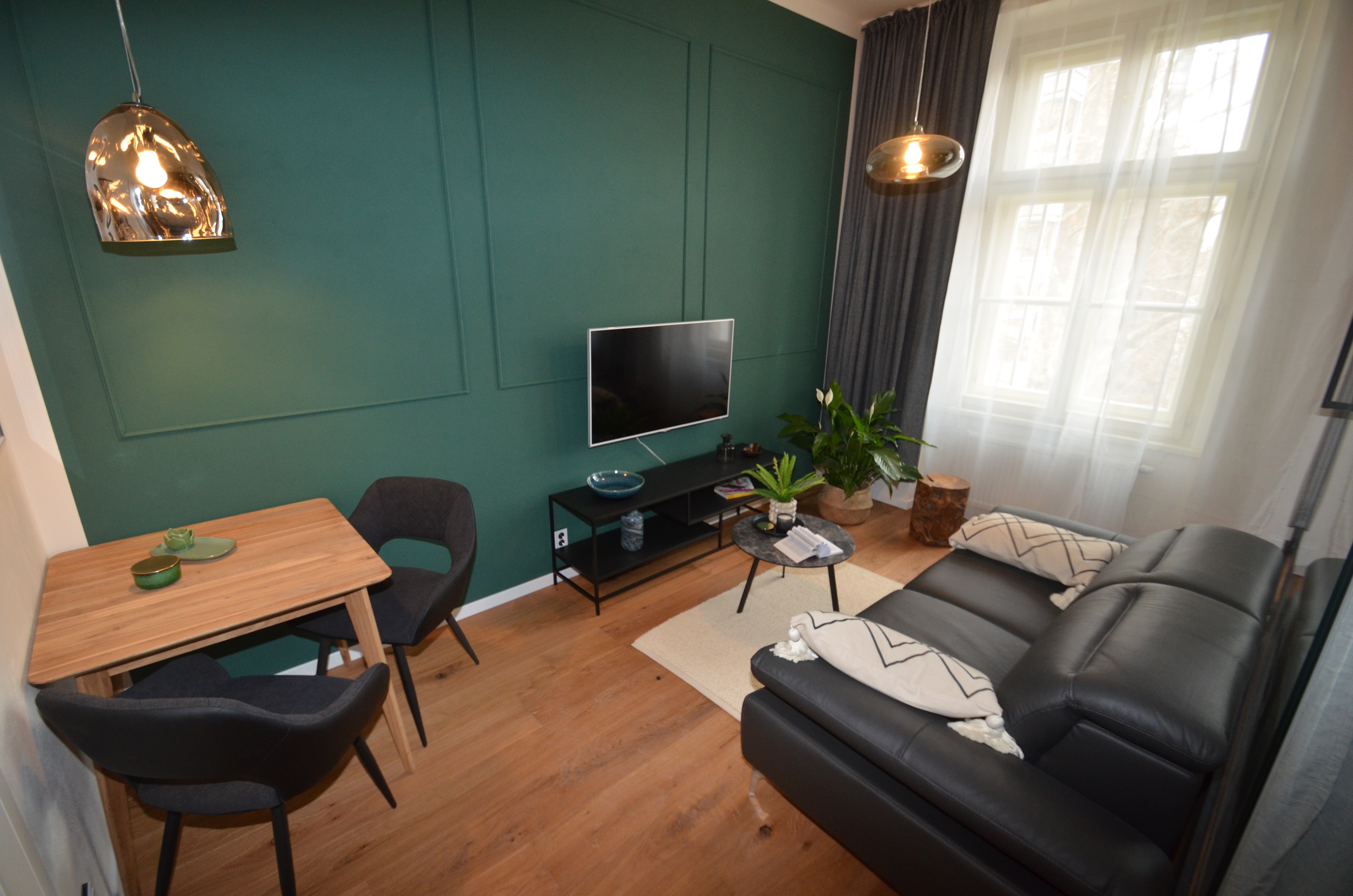 Luxusní bydlení v srdci Karlína s balkonem, 1+kk, 33,8m2